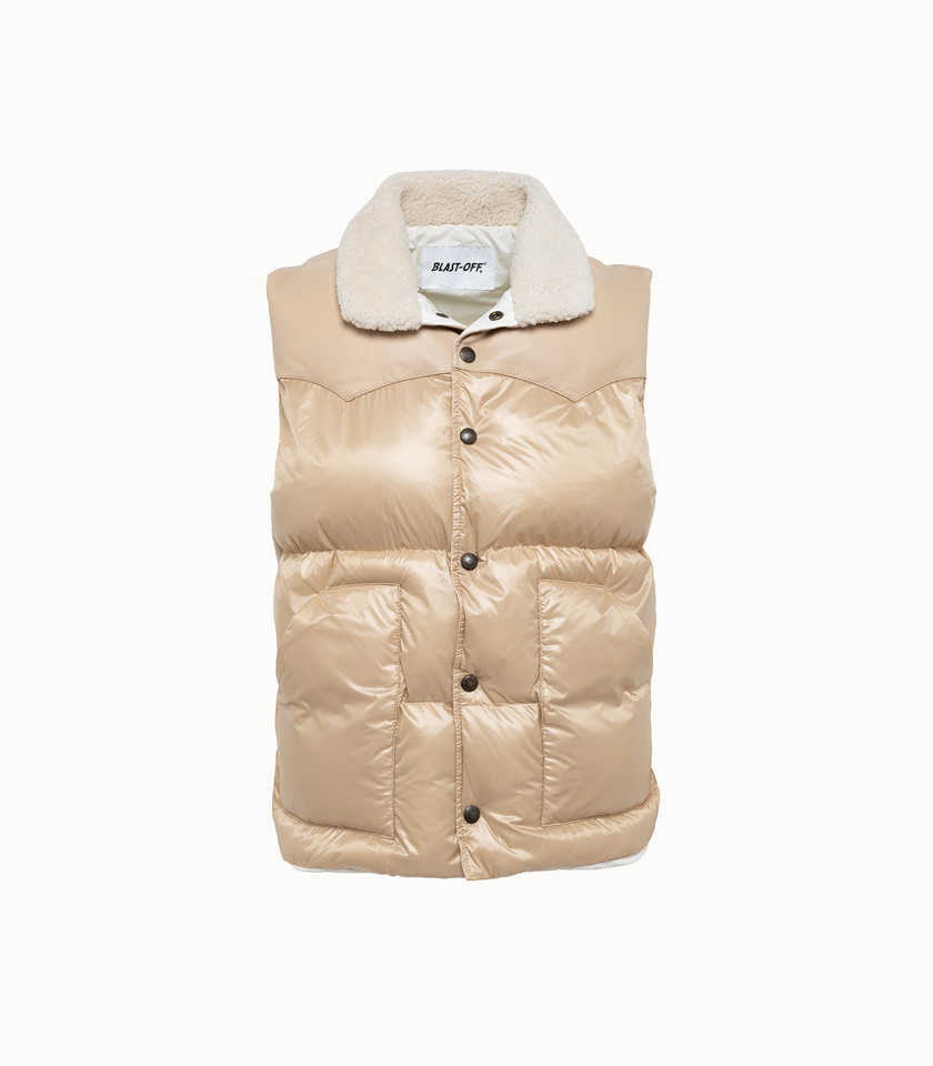 BLAST-OFF VEGA SLEEVELESS PUFFER JACKET