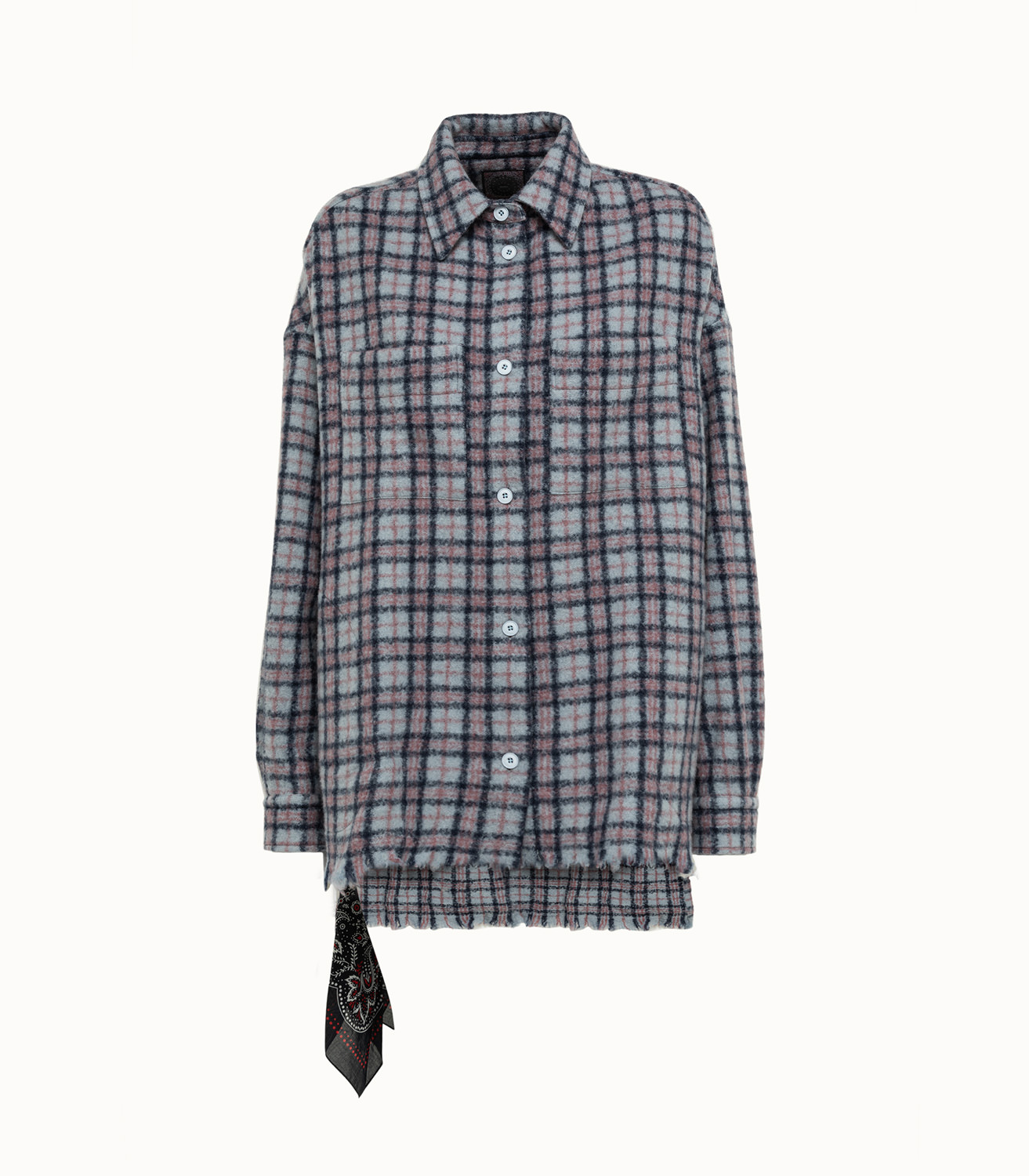 Shirts Pierre-Louis Mascia - Checked wool shirt