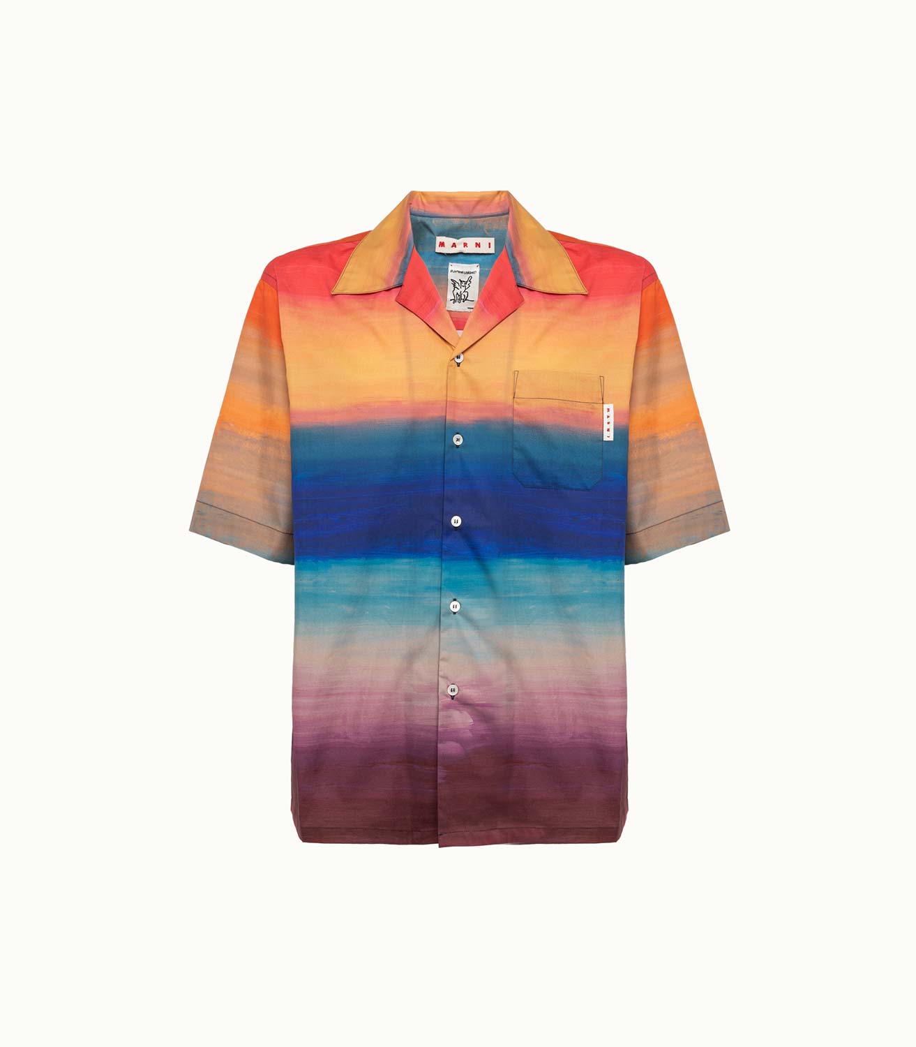 MARNI BOWLING SHIRT FLAMINIA VERONESI PRINT | Playground