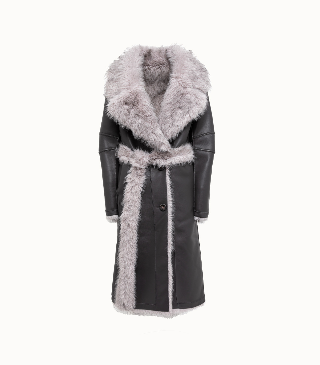 Urbancode short coat outlet in faux fur mix