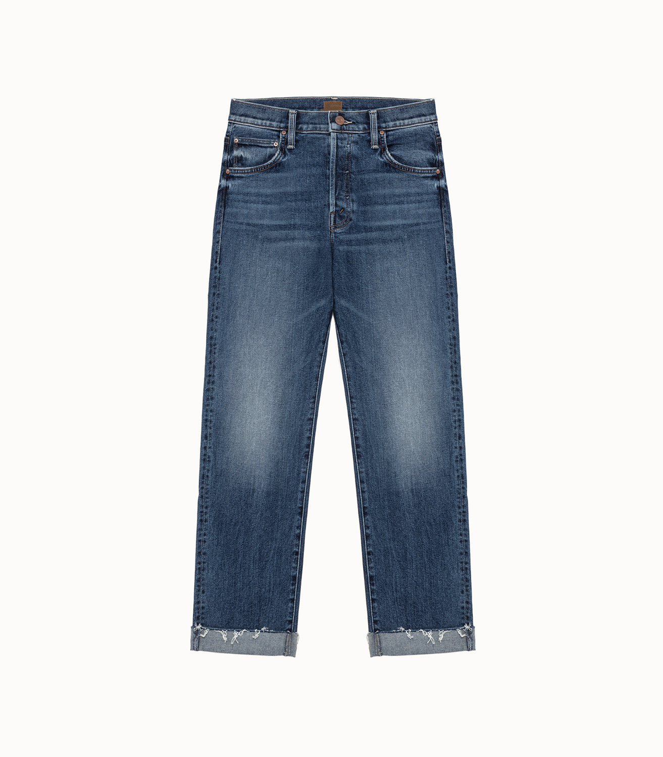 MOTHER THE SCRAPPER CUFF JEANS