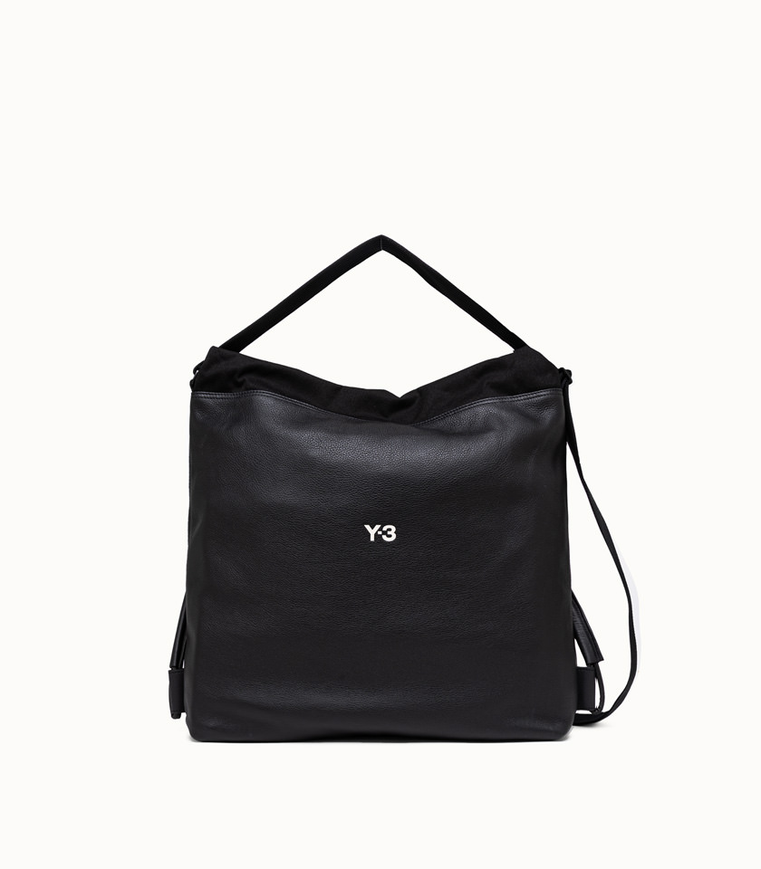 Y-3 Lux Logo-Print Tote Bag