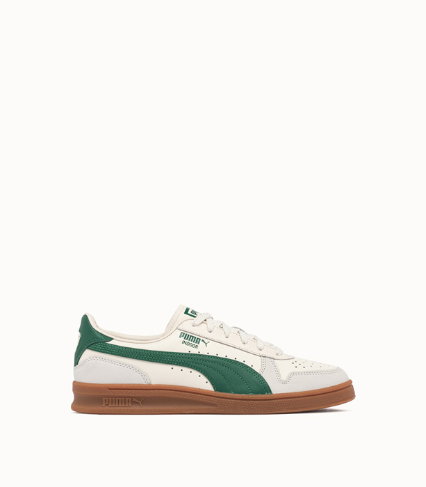 PUMA: INDOOR OG SNEAKERS COLOR WHITE GREEN | Playground Shop