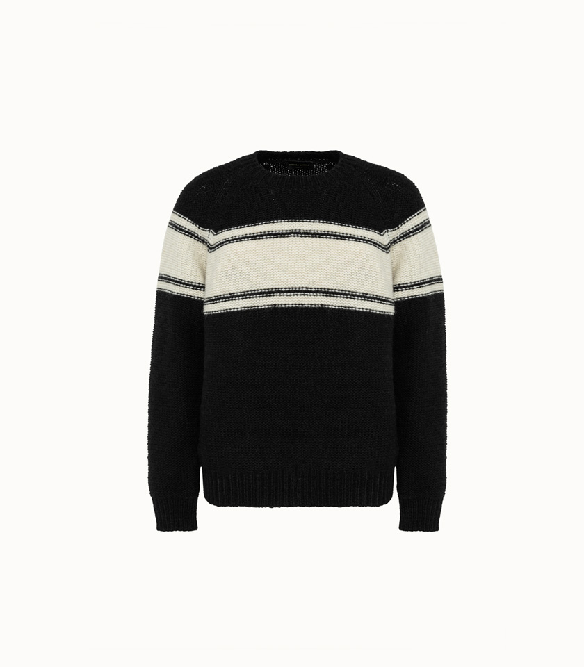 ROBERTO COLLINA CREW NECK SWEATER IN VANISE WOOL | Playground