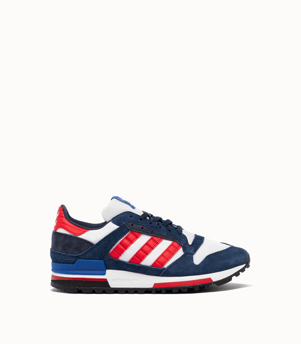 ADIDAS ORIGINALS: ZX 600 SNEAKERS COLOR WHITE AND BLUE