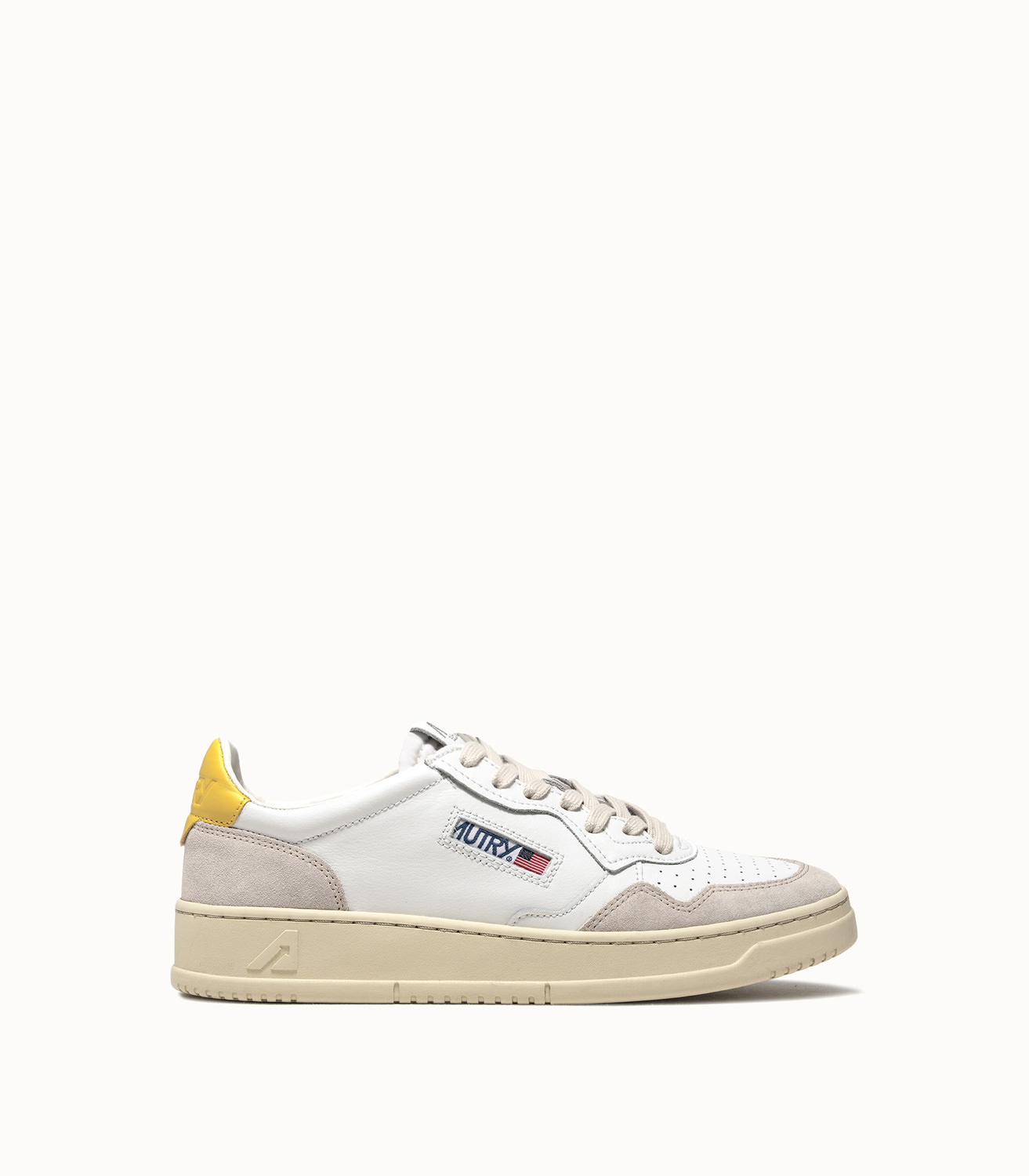 yellow white shoes