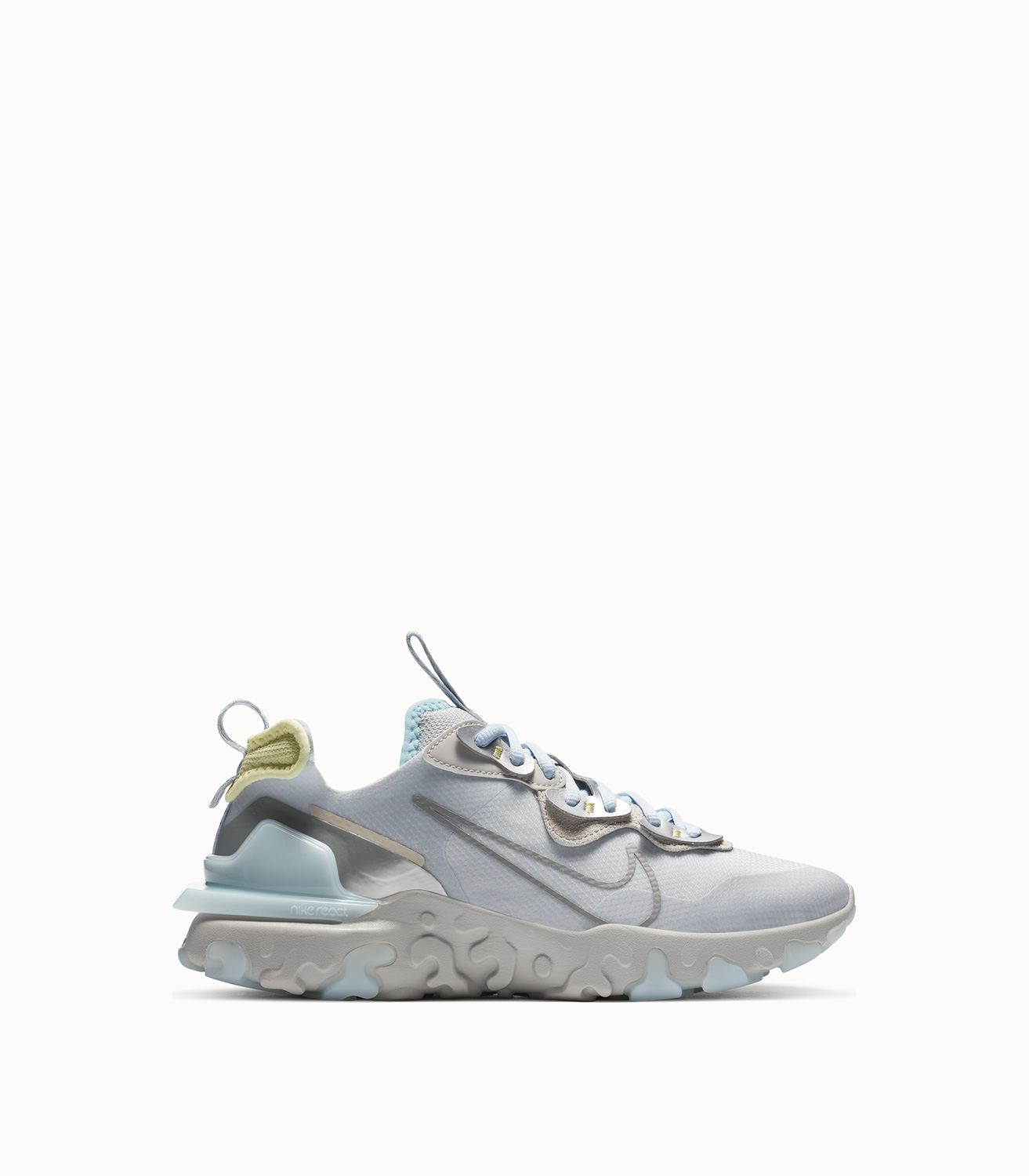 grey and light blue nike shoes