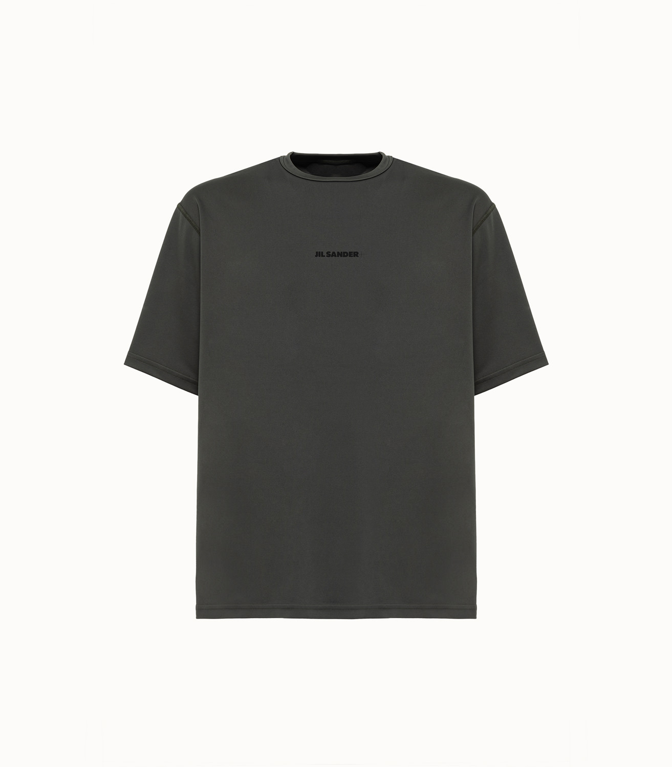 JIL SANDER SOLID COLOR CREW NECK T-SHIRT