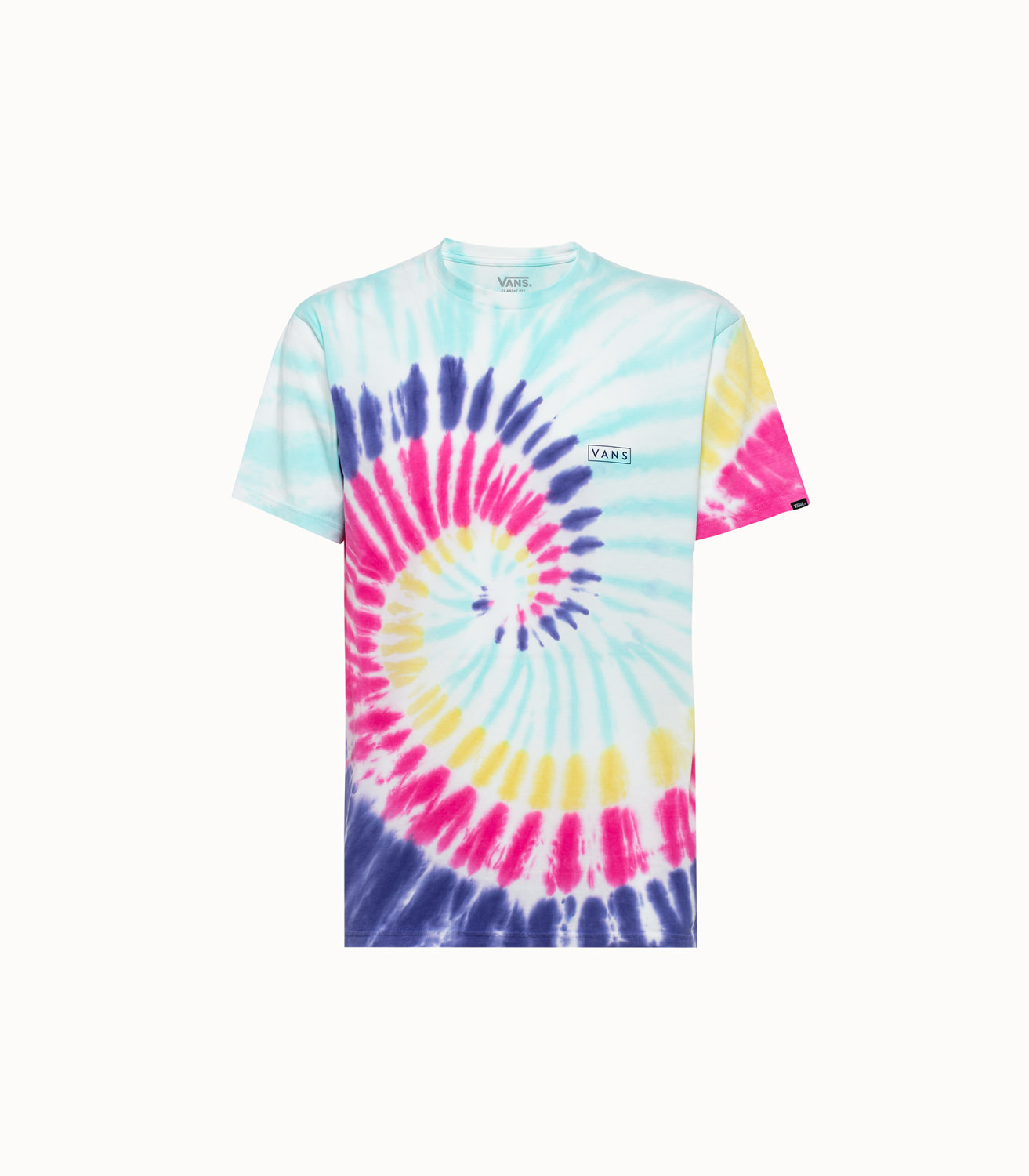 tie dye vans t shirt