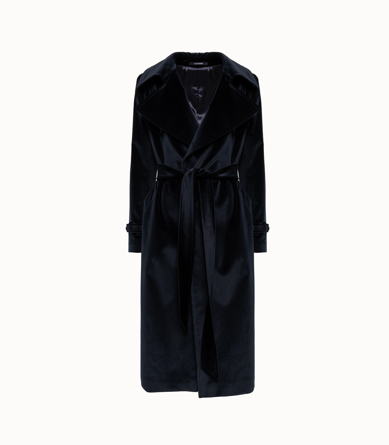 Velvet hot sale trench coat