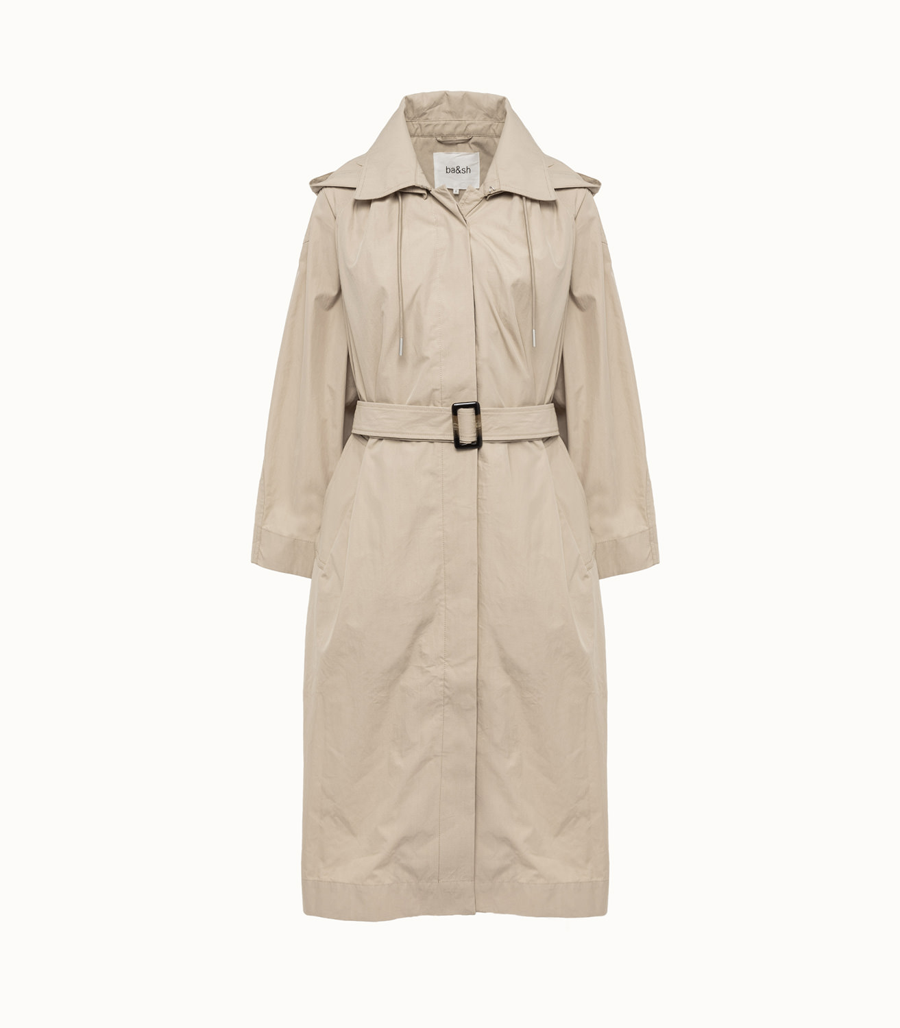 BA-SH SOLID COLOR KAAN TRENCH COAT | Playground