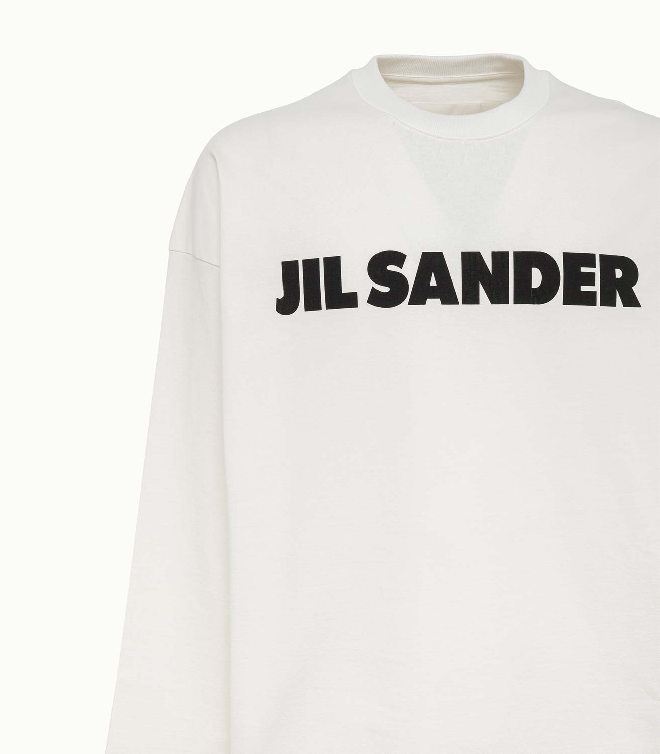 JIL SANDER SWEATSHIRT IN SOLID COLOR COTTON | Playground