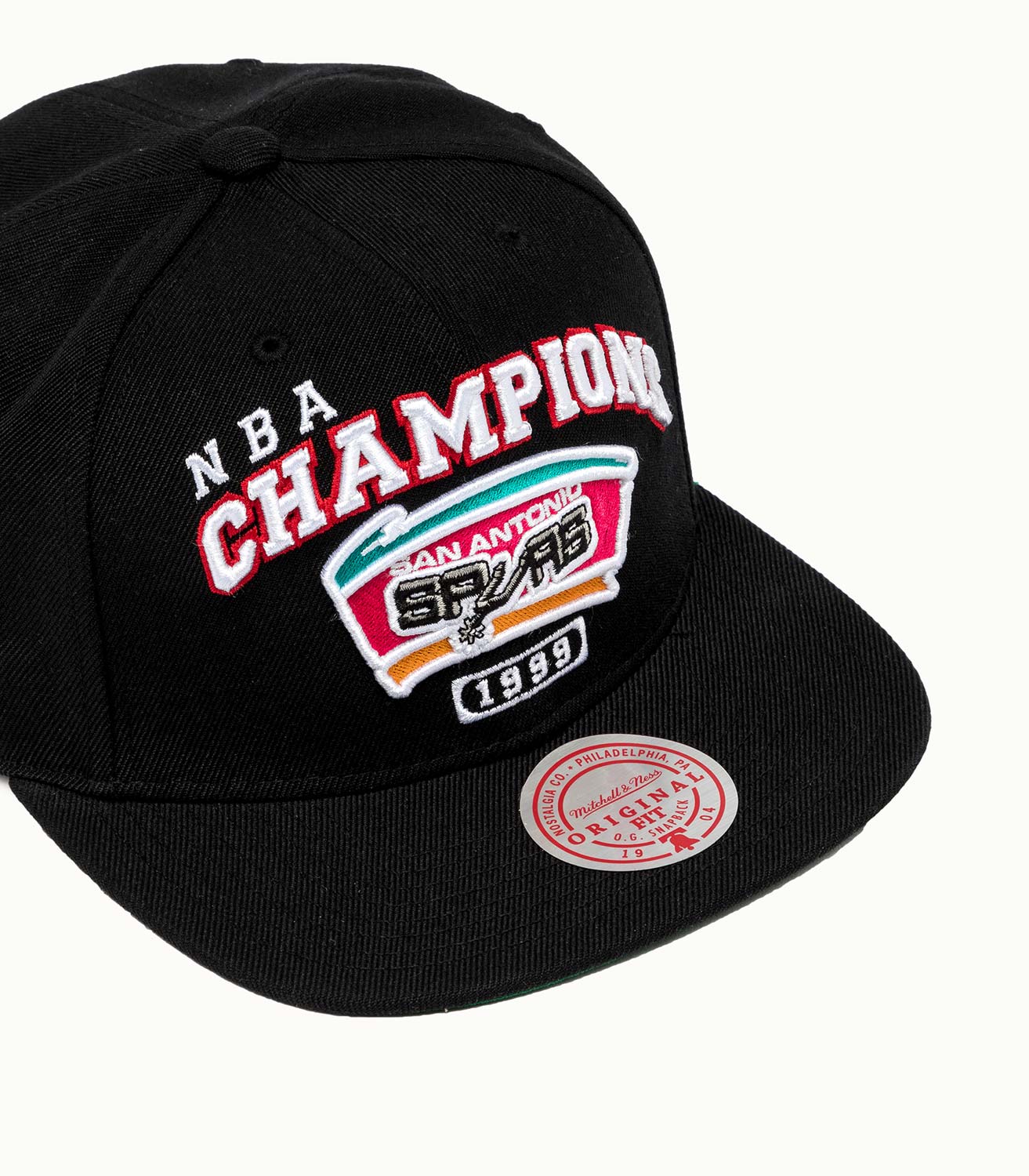 Mitchell & Ness NBA San Antonio Spurs two tone wool snapback cap in grey