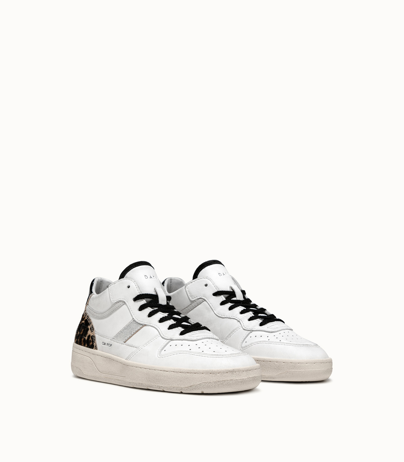 D.A.T.E. COURT 2.0 MID POP SNEAKERS COLOR WHITE | Playground